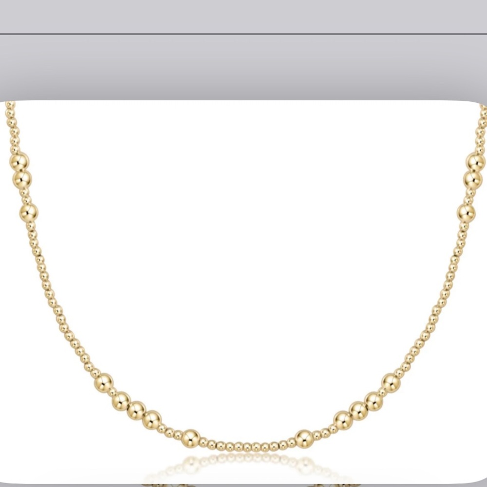 14k Gold filled Beaded Necklace